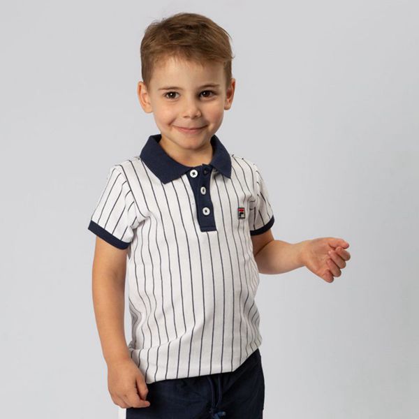 Camisas Polo Fila Niños Blancas - Trigg Golfer - España 697854SRI